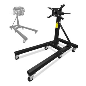 Vertlley Engine Stand 2000 lb.Heavy-Duty Steel Foldable Capacity 360-Degree Adjustable Mounting Black